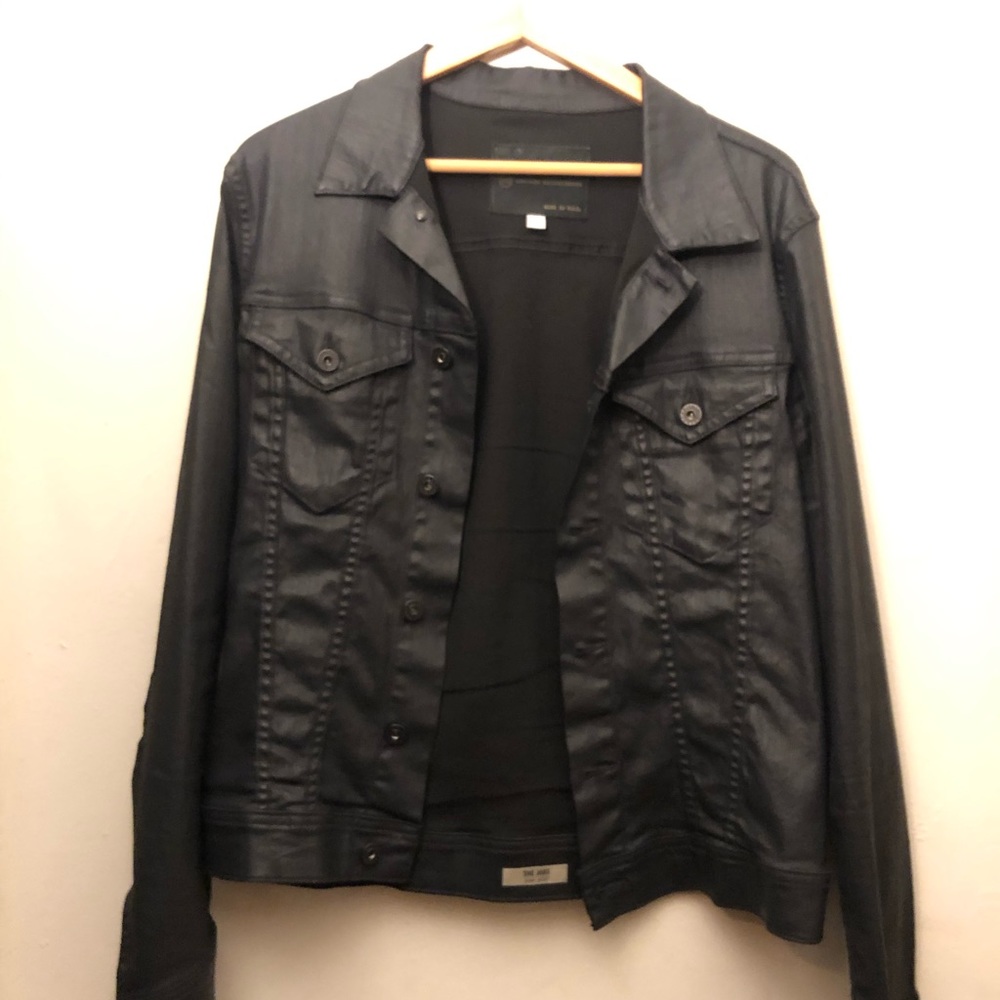 AG Adriano Goldschmied WAXED DENIN JACLET